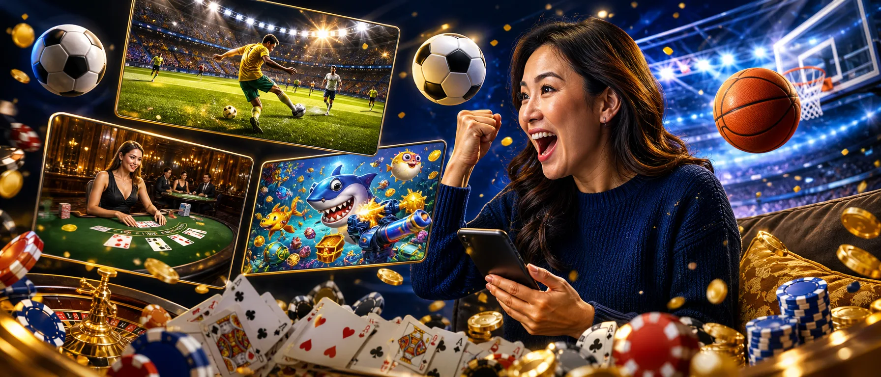 You've Seen What's on Offer. Now Let's Get You Playing.. From online slots and live casino tables to fishin… – sportsbook stadium illustration